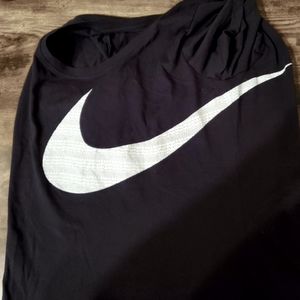 NIKE Dri-Fit T-Shirt, Size XL, Black & White
